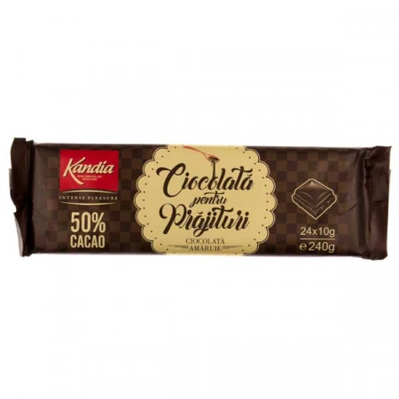 Kandia ciocolata pentru prajituri 50% cacao 240g