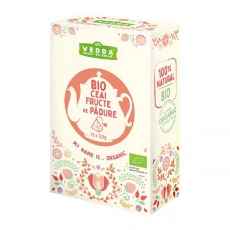 Vedda bio ceai fructe de padure 52.5g