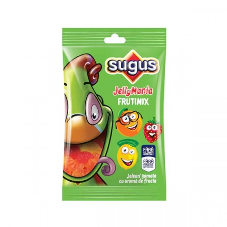 Sugus JellyMania cu aroma de fructe 75g