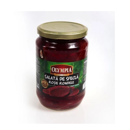 Olympia salata de sfecla rosie rondele 680g