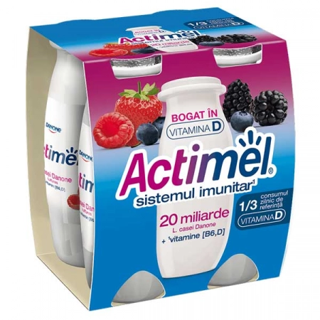 Actimel fructe de padure 4x100g