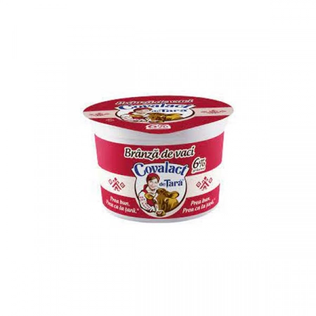 Covalact branza proaspata de vaci grasa 6% 200g