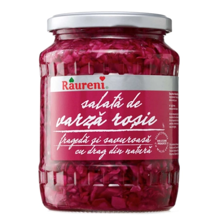 Raureni salata de varza rosie 680g