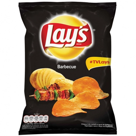 Lays chipsuri din cartofi cu aroma de barbeque 125g