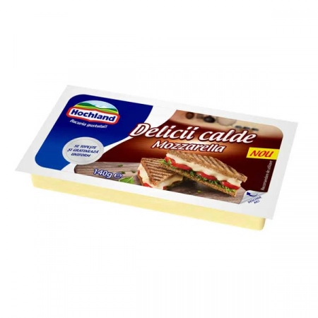 Hochland delicii calde mozzarella bloc 140g