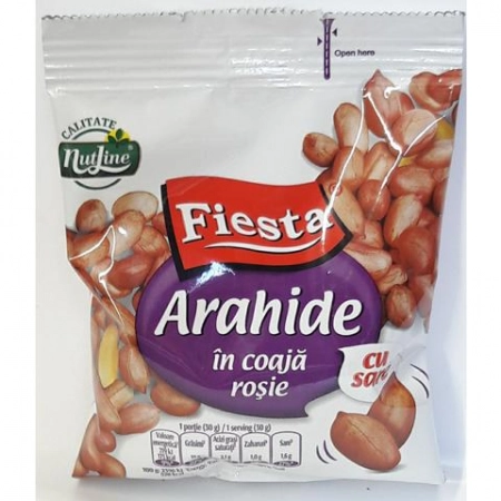 Nutline arahide coaja rosie coapte cu sare 50g