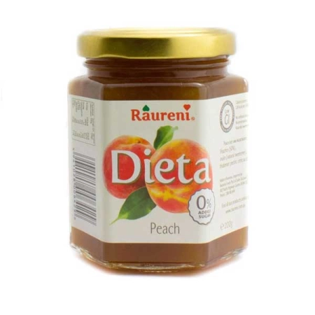Raureni gem dietetic de piersici 220g