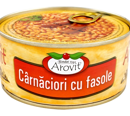 Arovit carnaciori cu fasole 300g