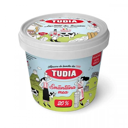 Tudia smantana 20% 900g