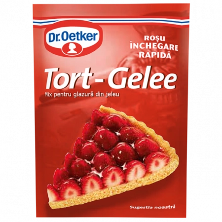 Dr Oetker tort-gelee rosu 8g