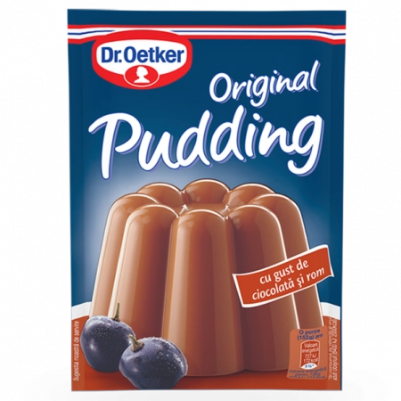 Dr Oetker budinca cu gust de ciocolata si rom 50g