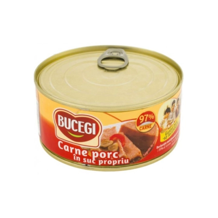 Bucegi carne de curcan in suc propriu 300g