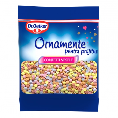 Dr Oetker ornamente pentru prajituri confetti vesele 30g