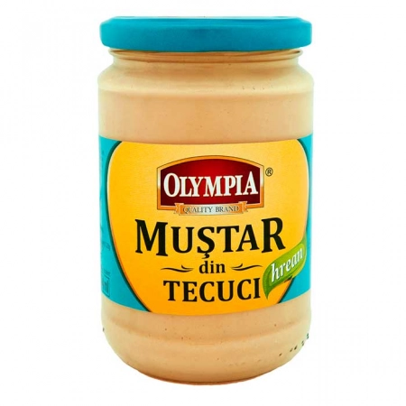 Olympia mustar din Tecuci cu hrean 300g
