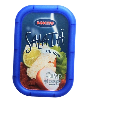 Bonito salata cu icre crap si ceapa 150g