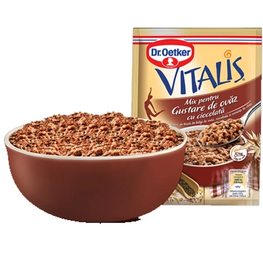 Dr Oetker mix pentru gustare de ovaz cu ciocolata 60g