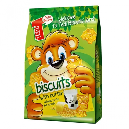 Tedi biscuiti cu unt 100g