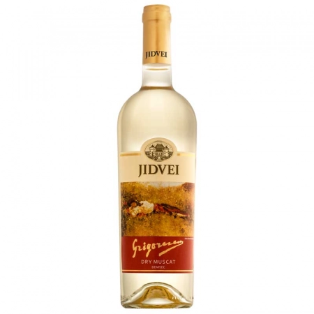 Jidvei Grigorescu Muscat vin alb demisec 750ml