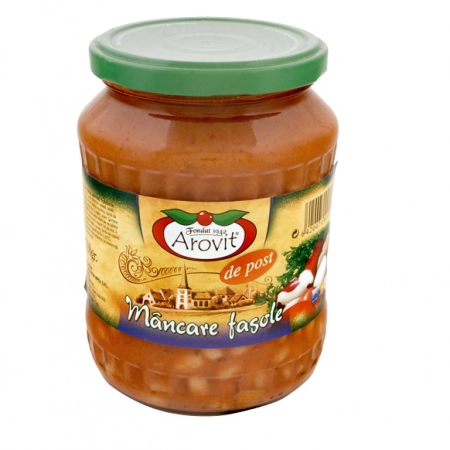 Arovit mancare de fasole 710g