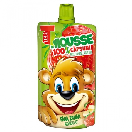 Tedi mousse capsune 100g