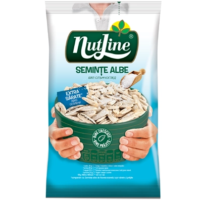 Nutline seminte albe de floarea soarelui extra sare 100g