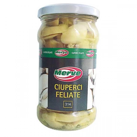 Merve ciuperci feliate la borcan 314ml