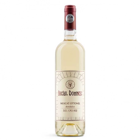 Beciul Domnesc Muscat Ottonel vin alb demidulce  750ml