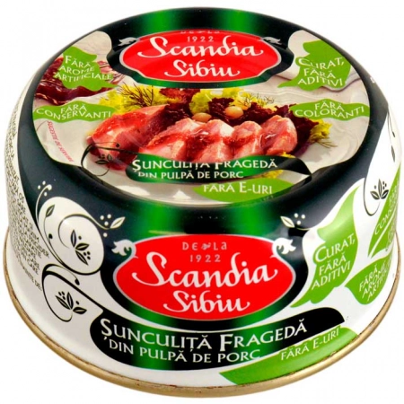 Scandia Sibiu sunculita frageda din pulpa de porc 300g