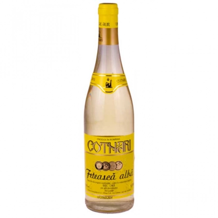 Cotnari Feteasca alba vin alb demidulce 750ml