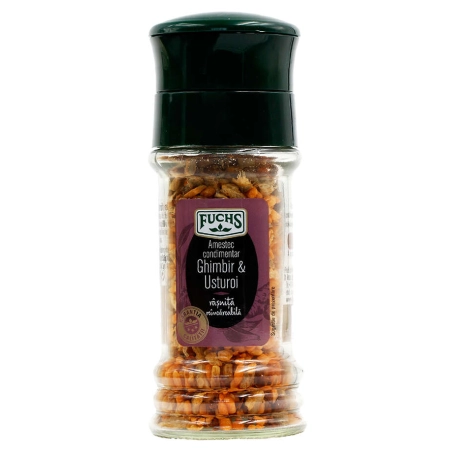 Fuchs amestec condimentar cu ghimbir si usturoi, rasnita 60g
