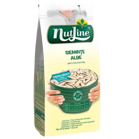 Nutline seminte floarea-soarelui albe cu sare 200g