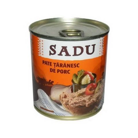 Sadu pate de porc mai bogat in ficat (35% ficat) 170g