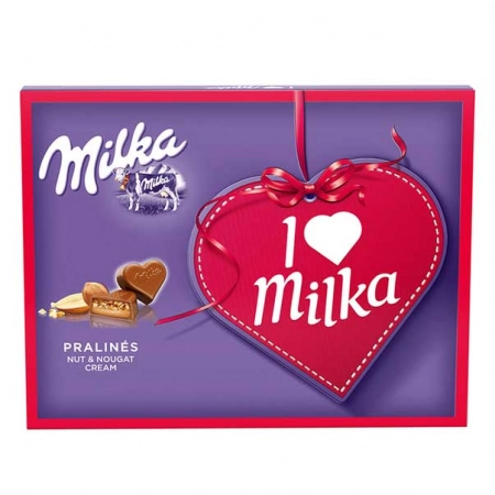 Milka praline cu alune 110g