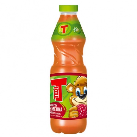 Tedi suc cu morcov, zmeura si mar 0,9l