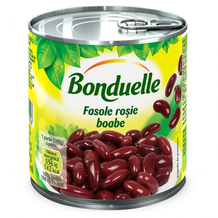 Bonduelle fasole rosie boabe 400g