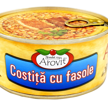 Arovit costita cu fasole 300g