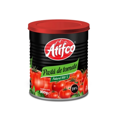 Atifco pasta de tomate cutie 28% 800g
