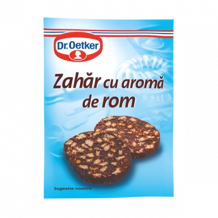 Dr Oetker zahar cu aroma de rom 8g