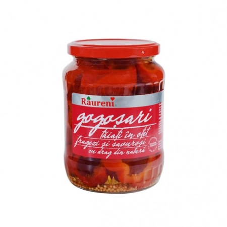 Raureni gogosari taiati in otet 680g