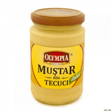 Olympia mustar din Tecuci dulce 300g