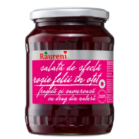 Raureni salata de sfecla rosie 680g