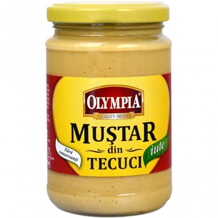 Olympia mustar din Tecuci iute 300g