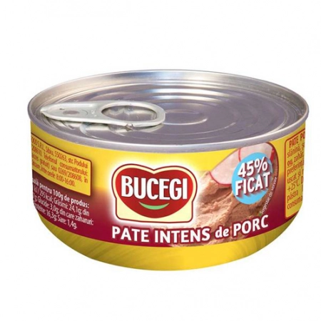 Bucegi pate  de porc 45% 120g