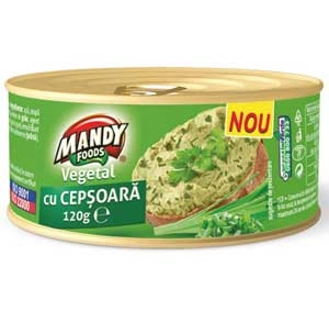 Mandy pate vegetal cu cepsoara 120g