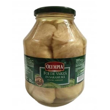 Olympia foi de varza in saramura pentru sarmale 1700g