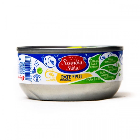 Scandia pate de pui integral 120g