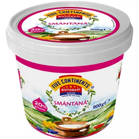 Five Continents smantana 20% 900g
