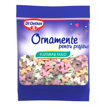Dr Oetker ornamente pentru prajituri fluturasi dulci 30g