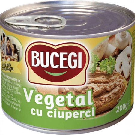 Bucegi pasta vegetala tartinabila cu ciuperci 200g