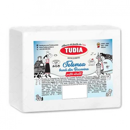 Tudia Telemea vaca usor sarata